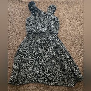 Asymmetric top flowy dress